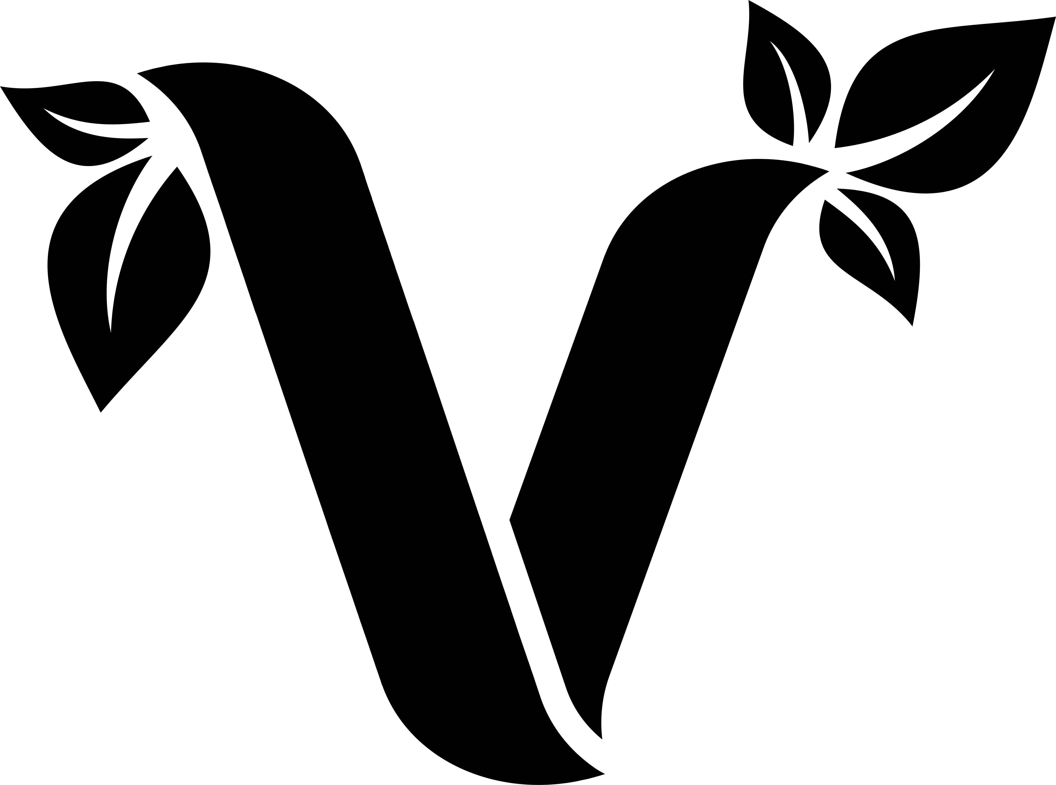V logo